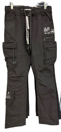 SMOKE RISE WP26S483-BLACK UTILITY WINBREAKER PANT