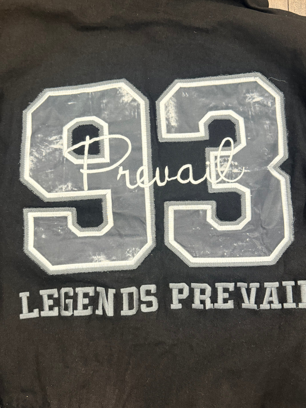 Legends Prevail Hoodie Black Denim LP-WT-092C