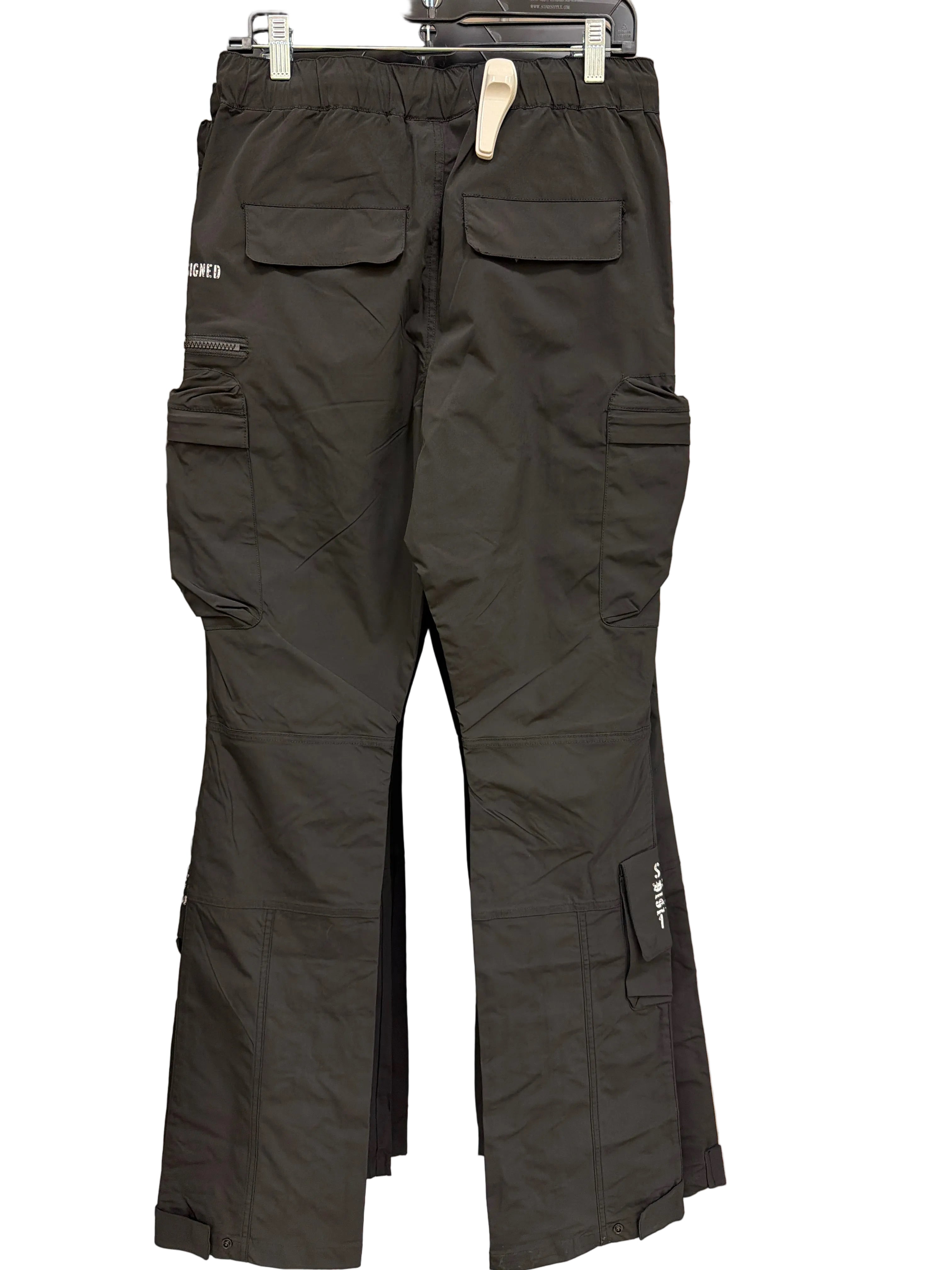 SMOKE RISE WP26S483-BLACK UTILITY WINBREAKER PANT