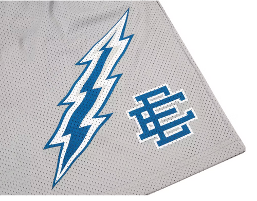 Eric Emanuel EE Grey Blue Lightnining Bolt