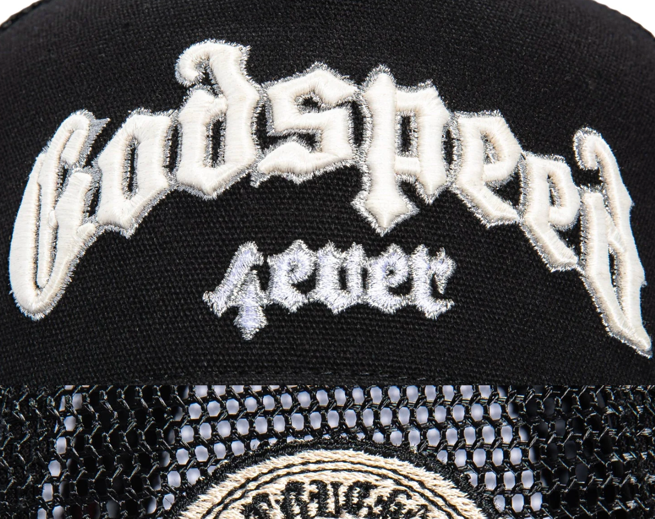 GODSPEED-HAT-BLACK WHITE