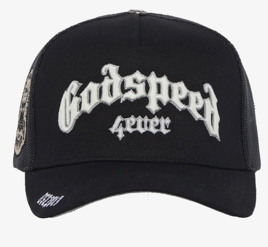 GODSPEED-HAT-BLACK WHITE