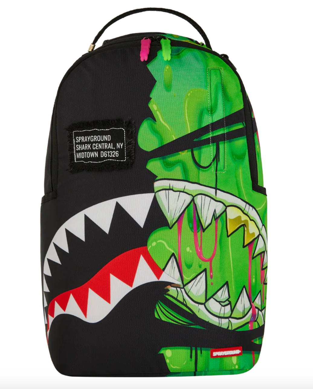 SGB8241-ZOMBIE OOZE SHARK CENTRAL BACKPACK