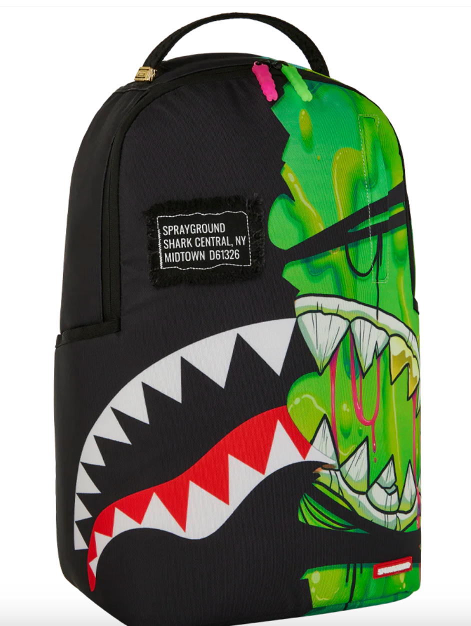 SGB8241-ZOMBIE OOZE SHARK CENTRAL BACKPACK