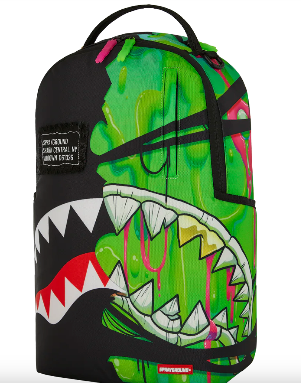 SGB8241-ZOMBIE OOZE SHARK CENTRAL BACKPACK