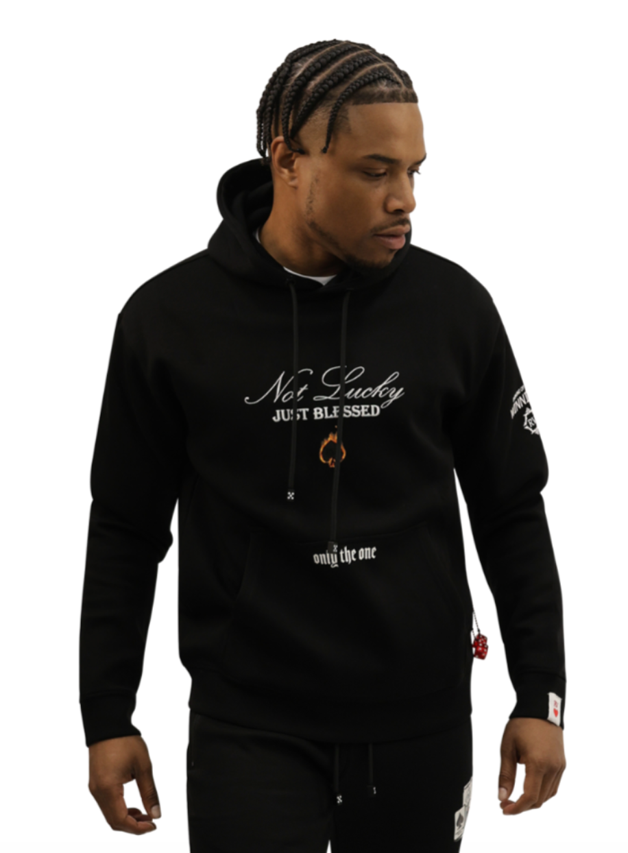 Roberto Vino Milano Burning Cards Hoodie-RVHO1