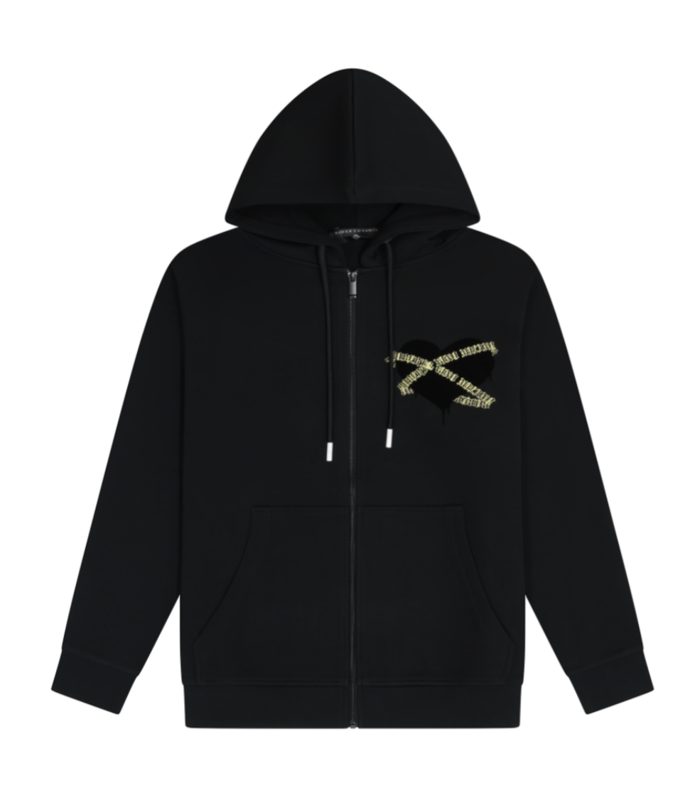 Roberto Vino Milano The Heart Zip Hoodie
