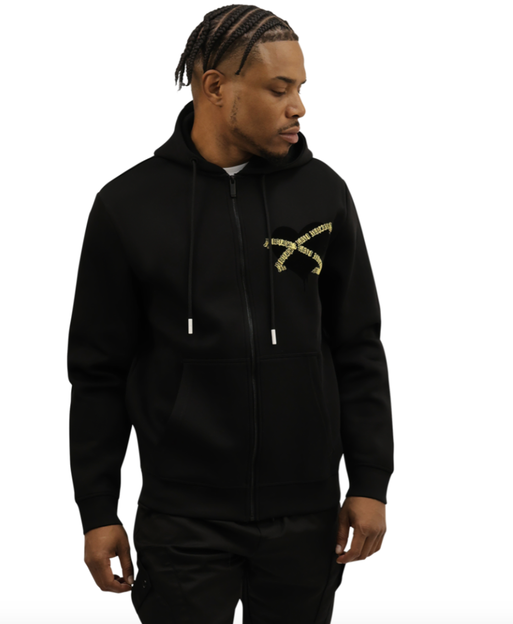 Roberto Vino Milano The Heart Zip Hoodie