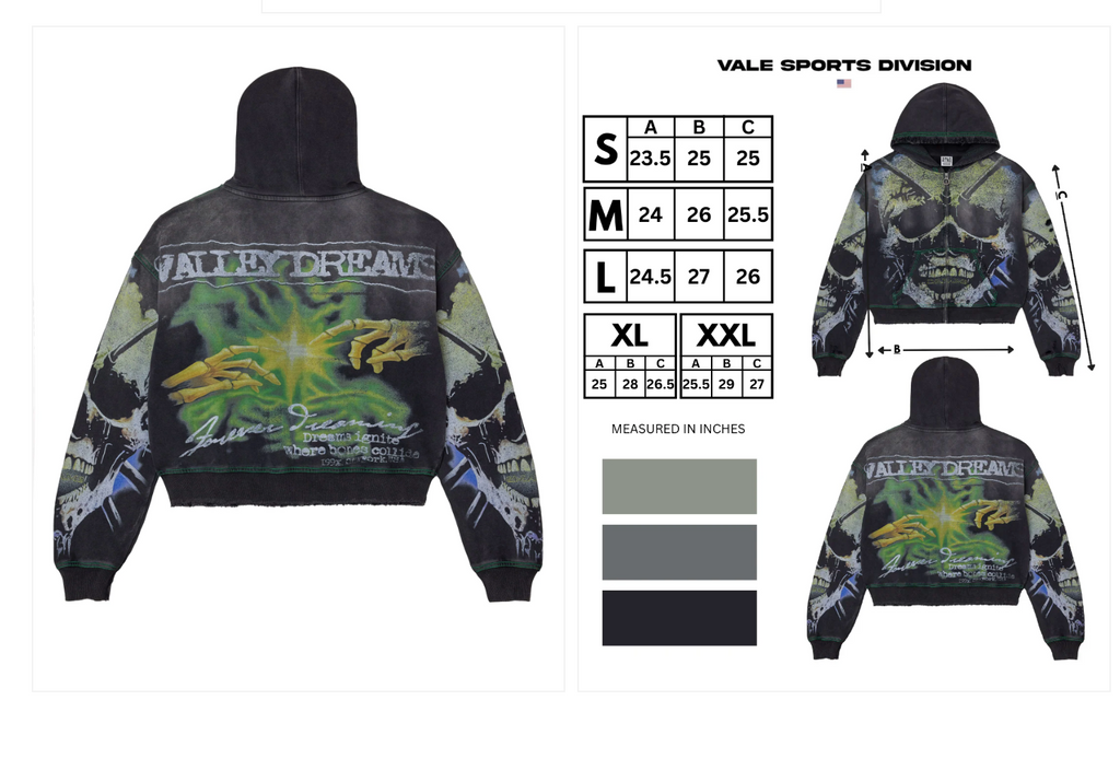 VALE- GRAVEDIGGER ZIP UP
