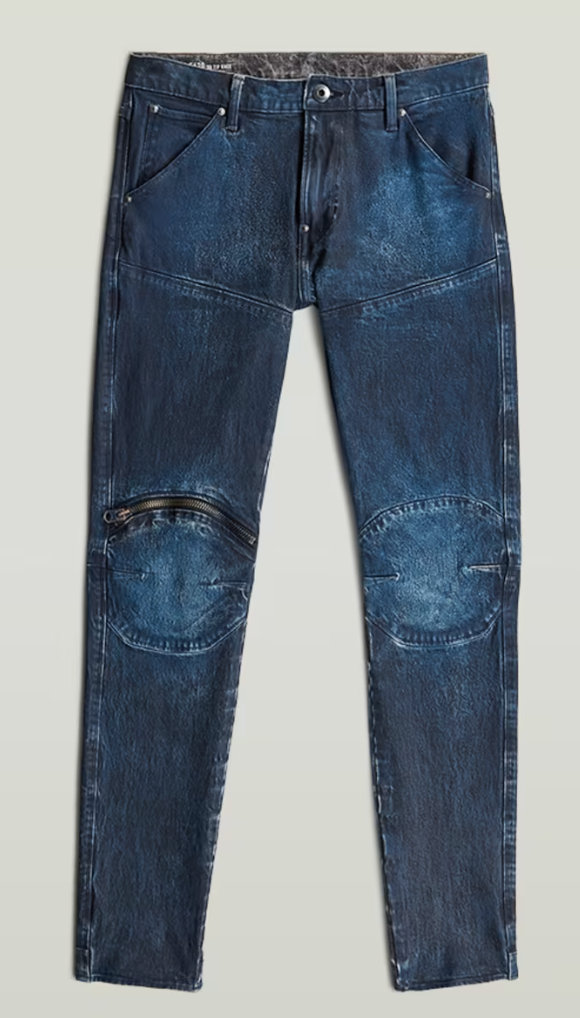 GSTAR -5620 3D Zip Knee Skinny Jeans-H789 54