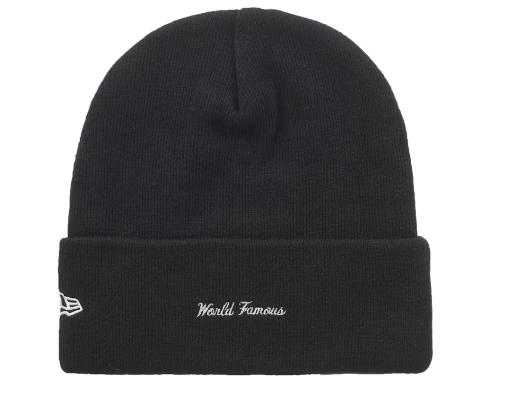 Supreme Beanie Black New Era Box Logo Beanie