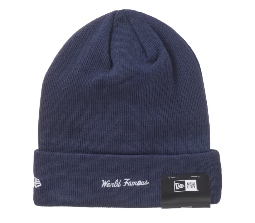 Supreme Beanie Navy New Era Box Logo Beanie