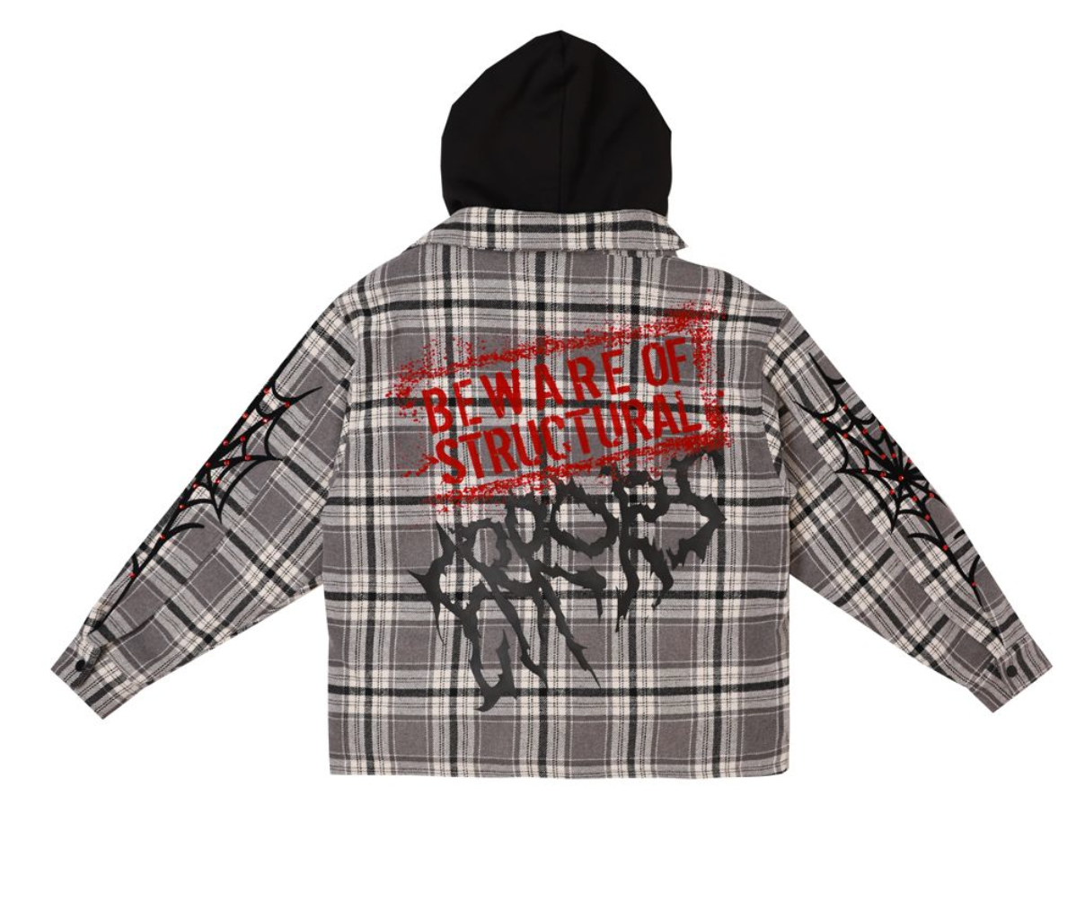 FRJ2107- BEWARE OF STRUCTURAL ERROR HOOD SHACKET