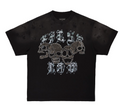 FRT2234BK -WAKE UP AND BE FIERCE APPLIQUE TEE