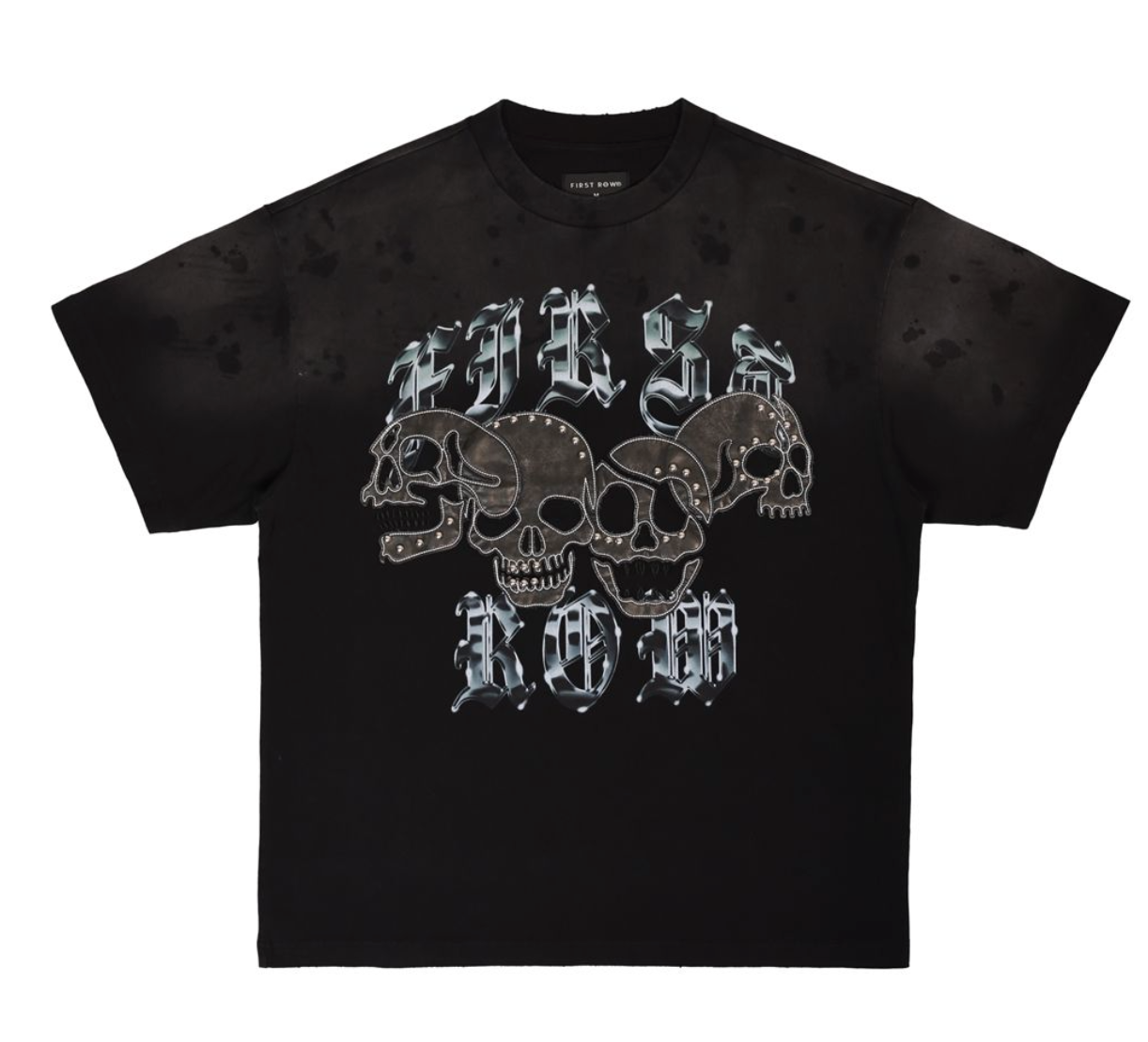 FRT2234BK -WAKE UP AND BE FIERCE APPLIQUE TEE