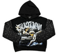 Mixed Emotion Fallen Angels Rhinestone Hoodie