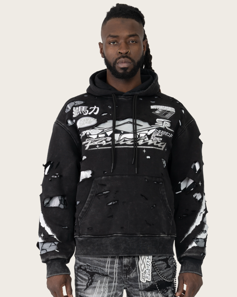 FO26S428 - SMOKE RISE RACING DOUBLE LAYER HOODIE