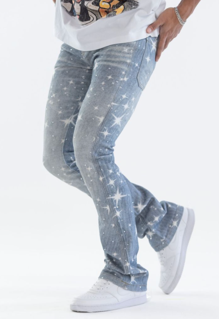 KD2240-PREMIUM DIGITAL PRINT STACK PANTS