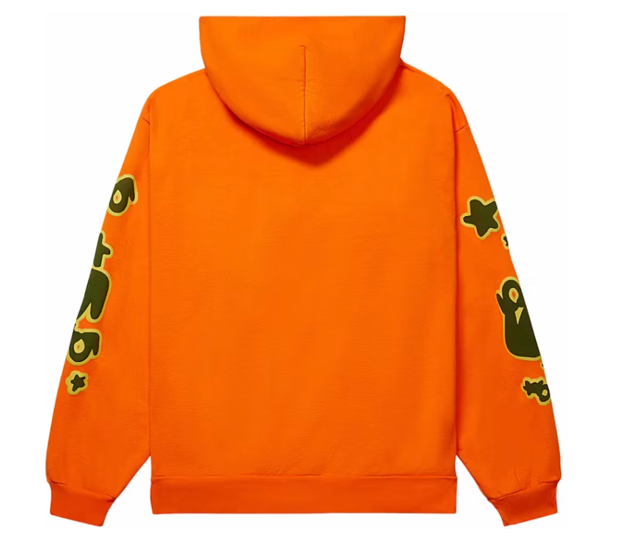 Sp5der Orange  Beluga Hoodie