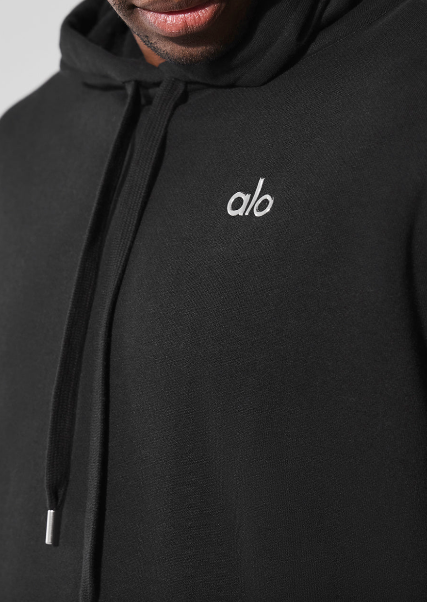 ALO BLACK ACCOLADE HOODIE