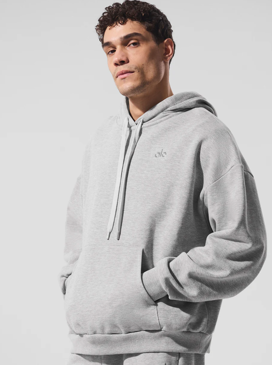 ALO GREY ACCOLADE HOODIE
