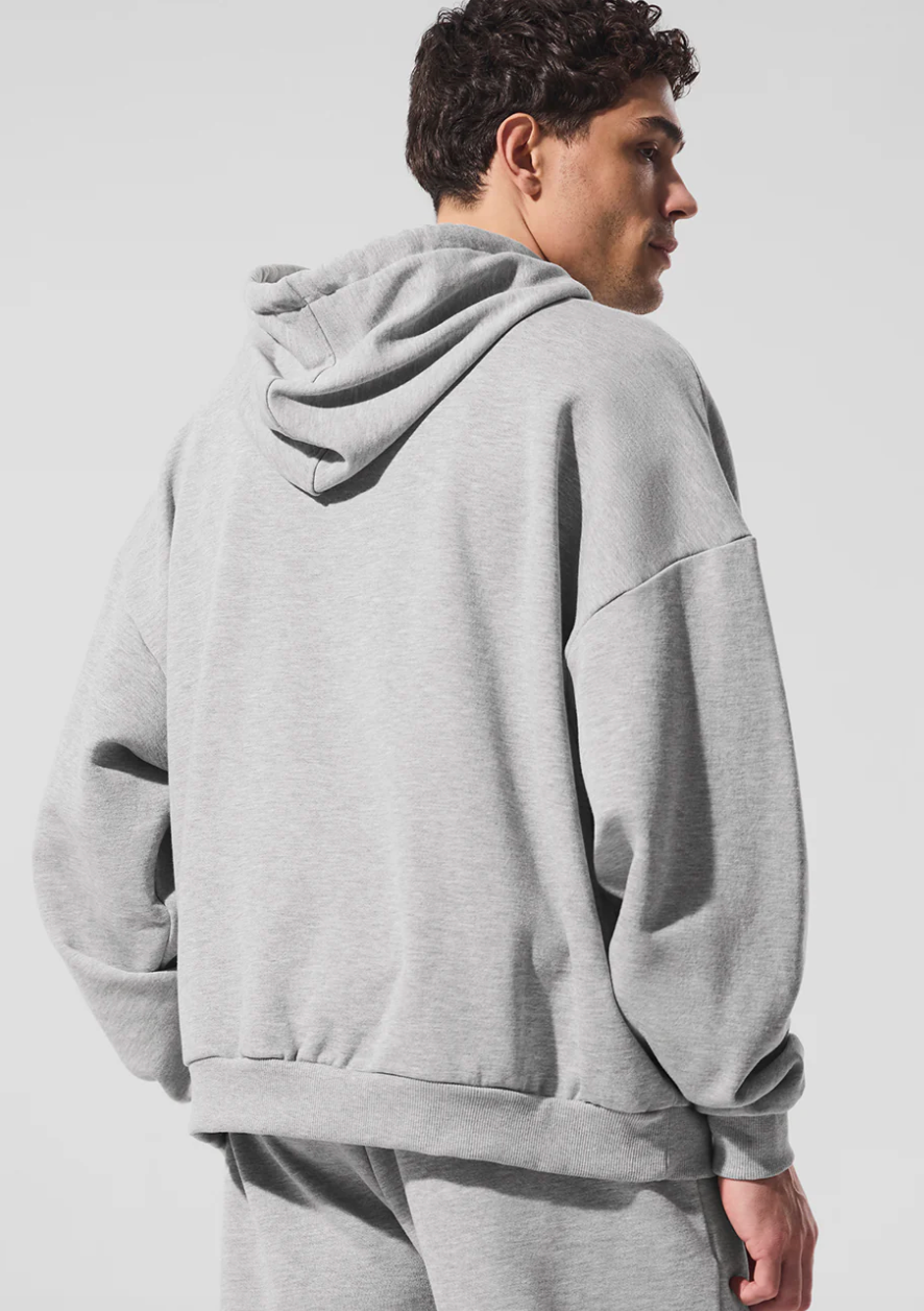 ALO GREY ACCOLADE HOODIE