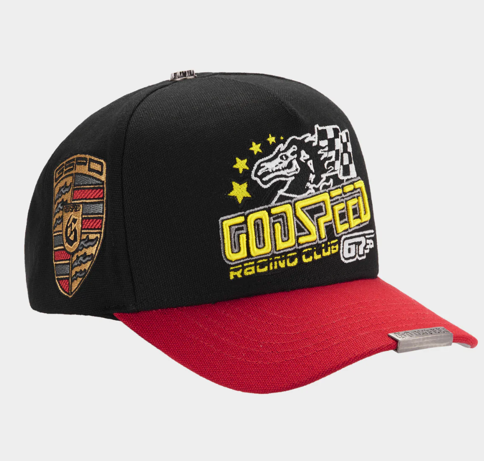 GODSPEED HAT GRC MEMBERS TRUCKER BLACK RED