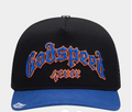 GODSPEED HAT BLACK BLUE ORANGE GS FOREVER TRUCKER