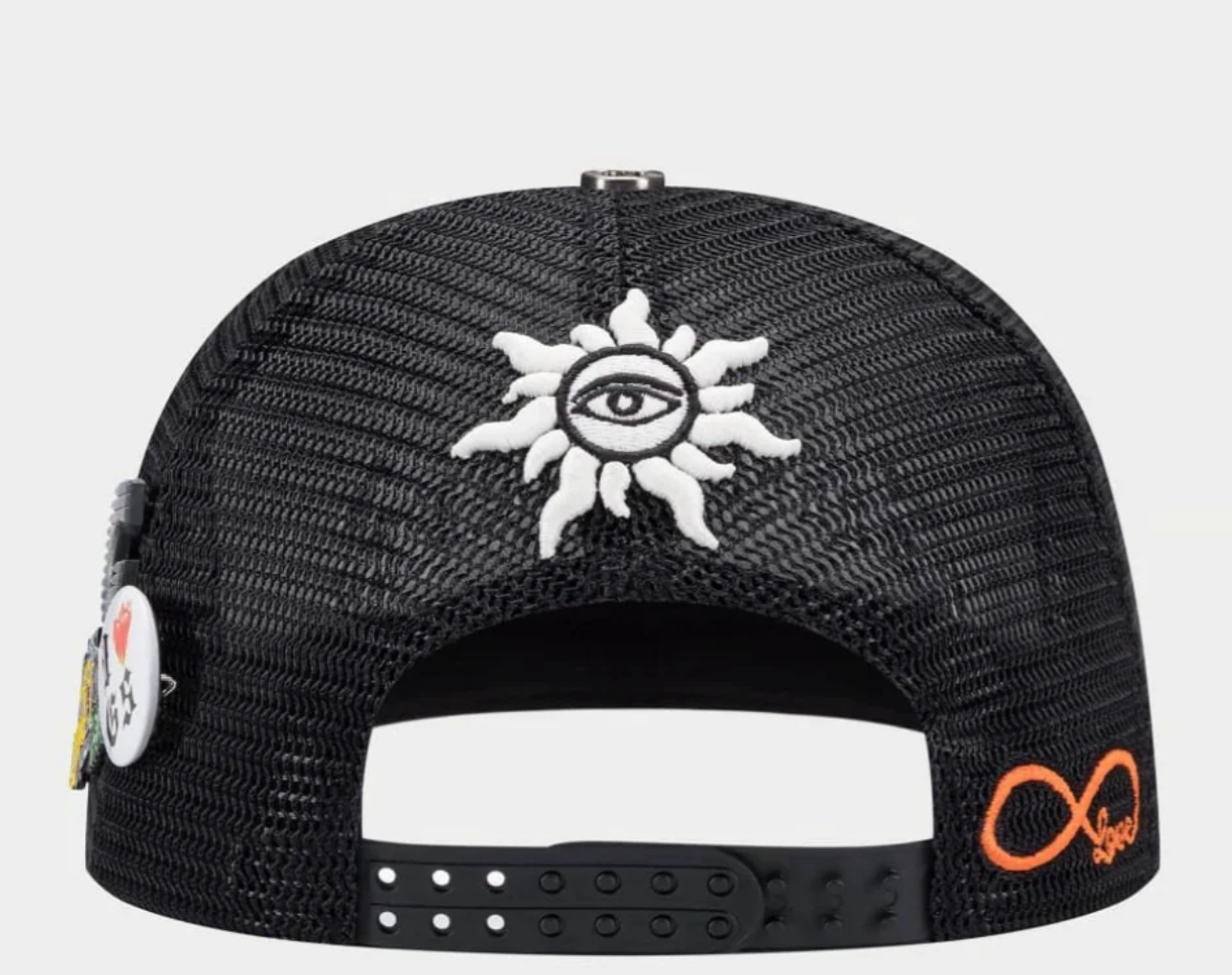 GODSPEED HAT BLACK BLUE ORANGE GS FOREVER TRUCKER