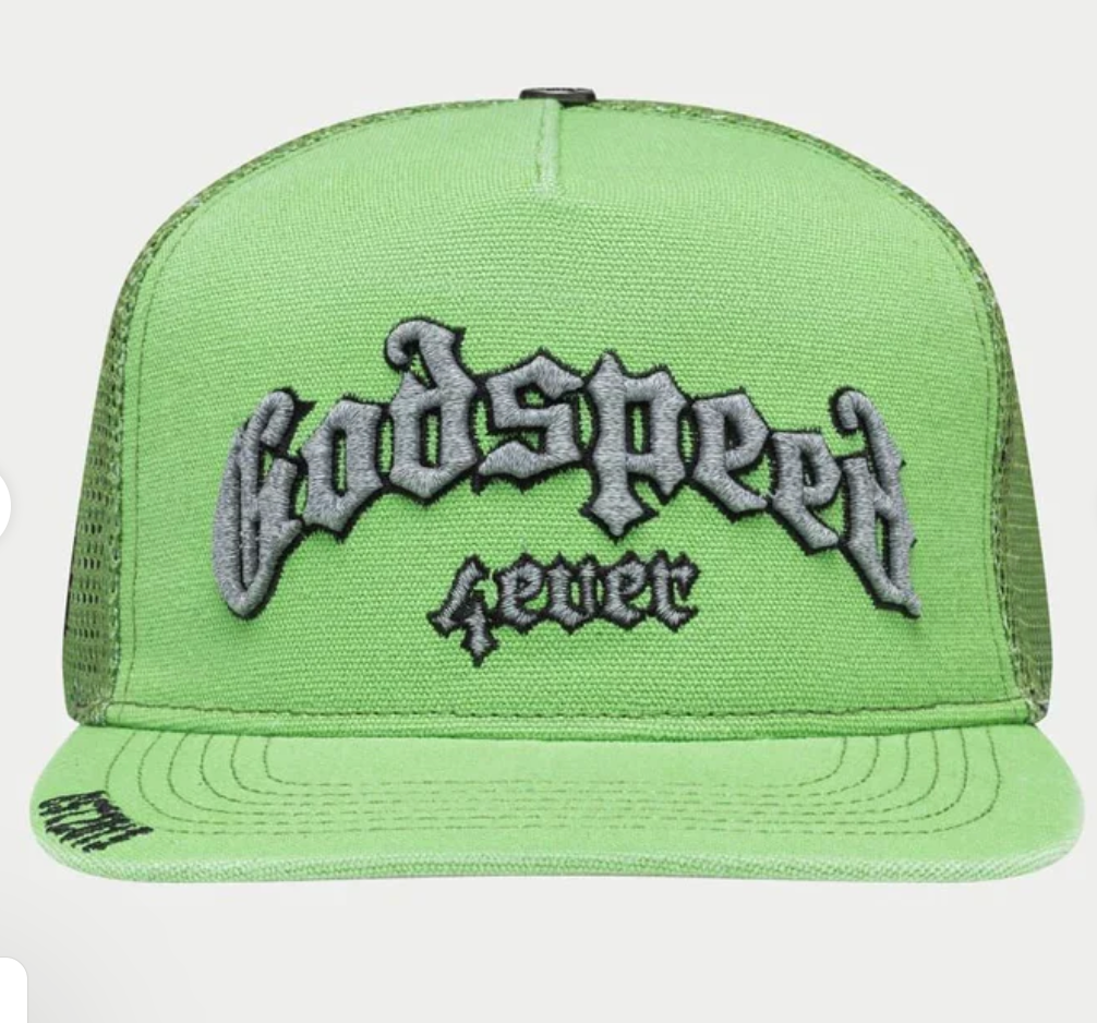 GODSPEED HAT LIME WASHED GS FOREVER TRUCKER
