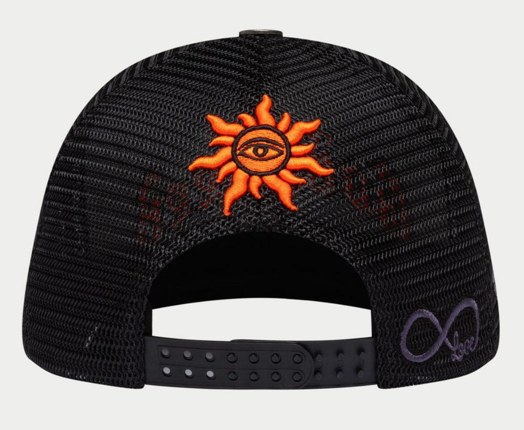GODSPEED HAT OLIVE ORANGE ORANGE GS FOREVER TRUCKER