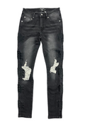 MIXED EMOTION BLACK JEANS MIDNIGHT MONOGRAM