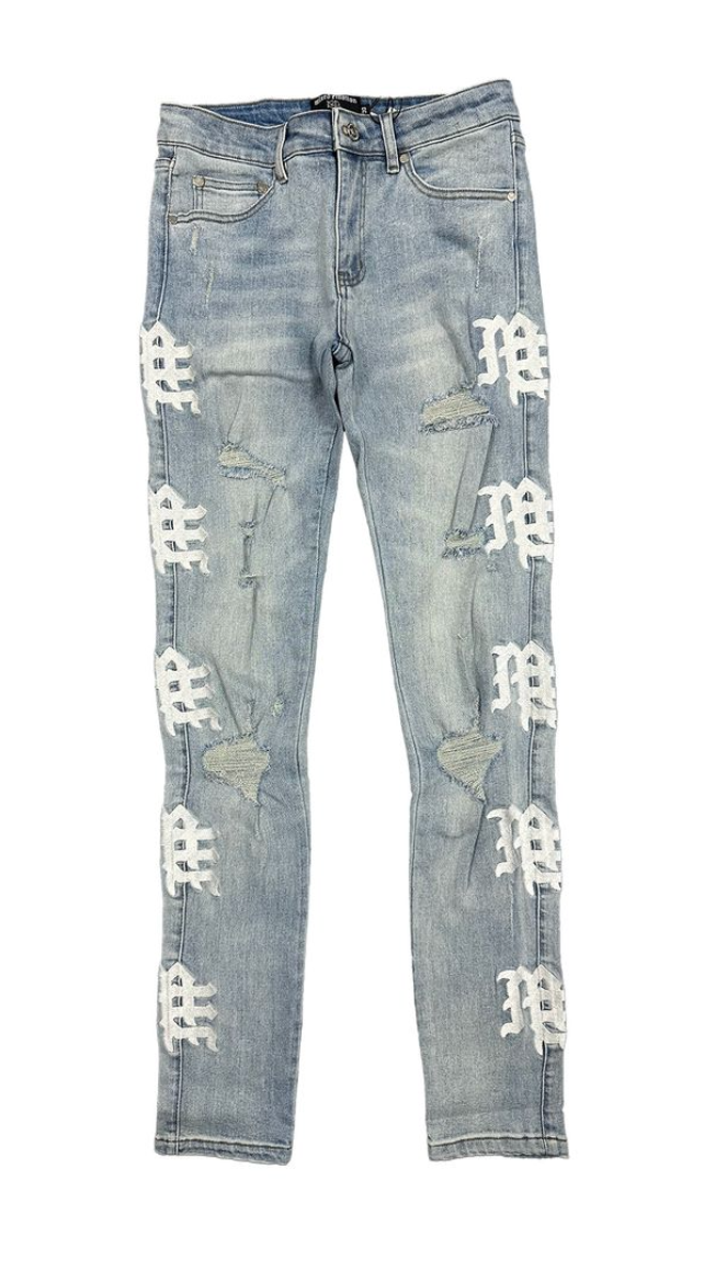 MIXED EMOTION BLUE JEANS SEA MONOGRAM