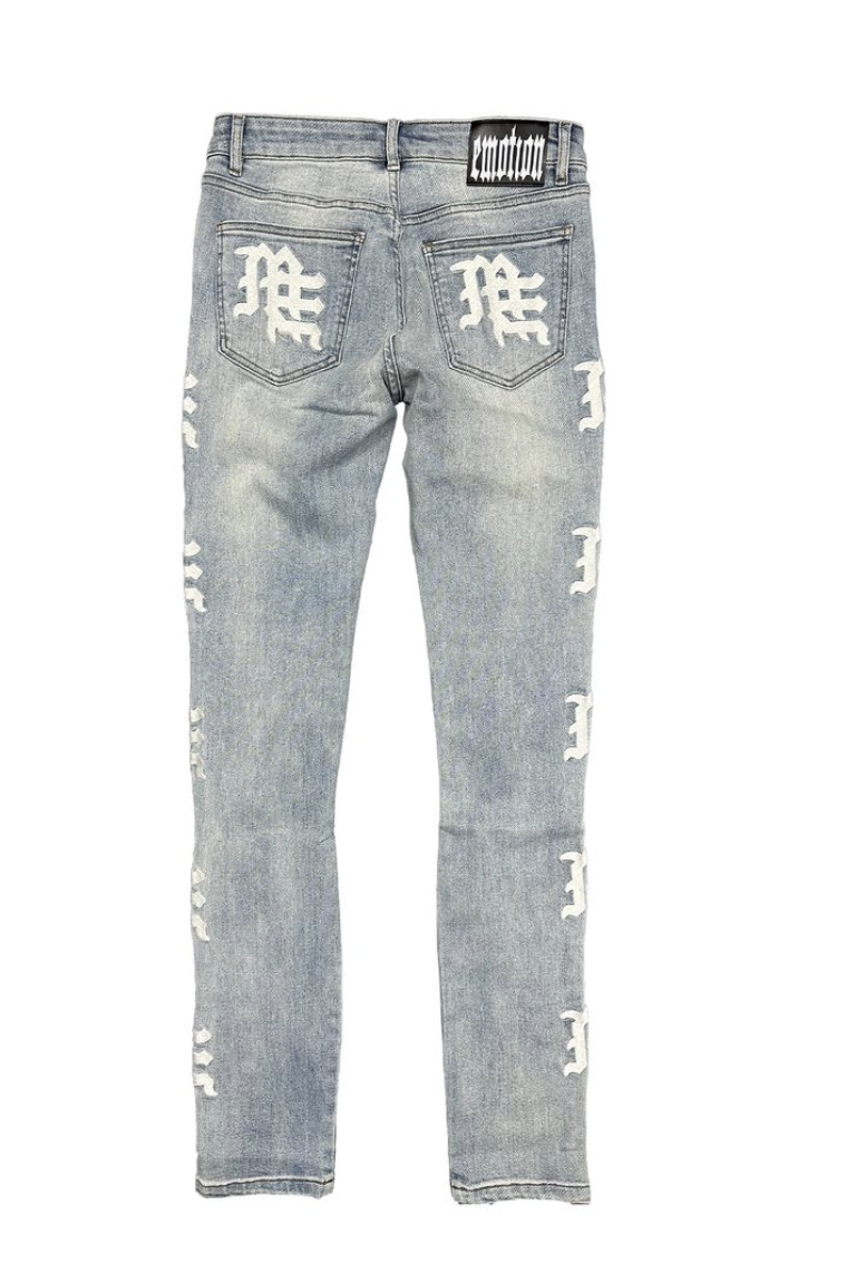 MIXED EMOTION BLUE JEANS SEA MONOGRAM