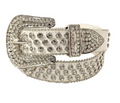 STUD BELT WHITE