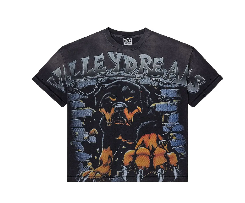 VALE FOREVER - ROTTWEILER BIG TEE BLACK
