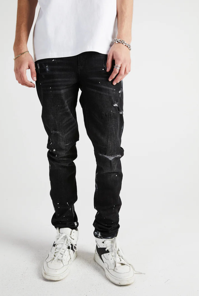 RTA-MH24D623  CLAYTON RIPPED JEAN