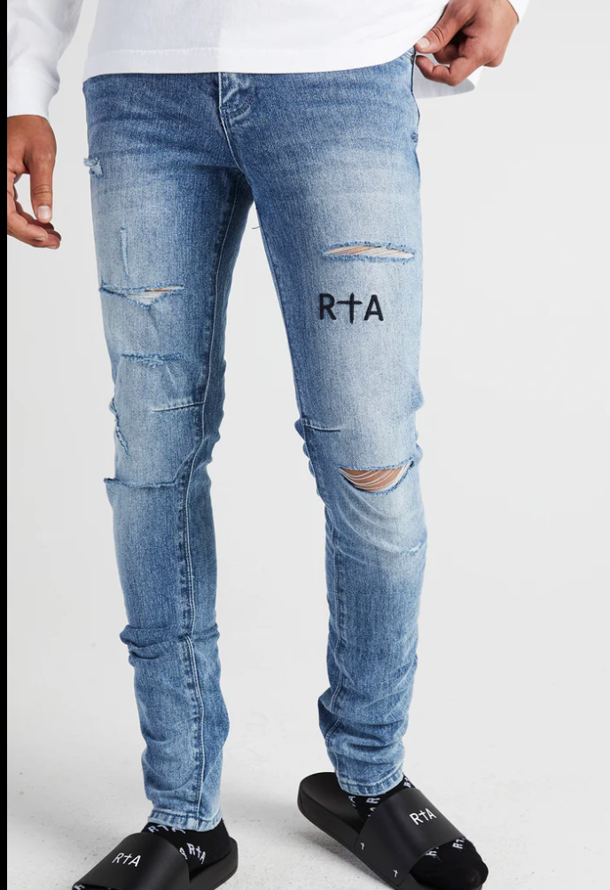 RTA-B1205DSVBL BRYANT RIPPED SKINNY JEAN