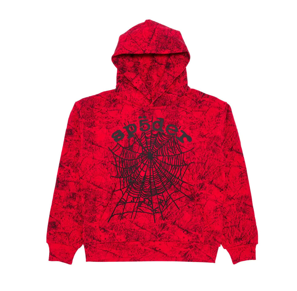 SP5DER OG TREE COAMO RED HOODIE