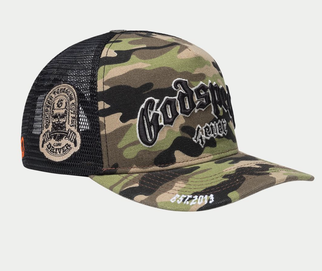 GODSPEED HAT CAMO GS FOREVER TRUCKER
