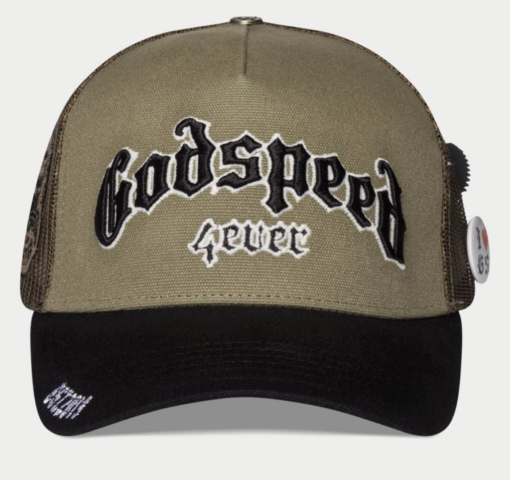 GODSPEED HAT OLIVE GS FOREVER TRUCKER