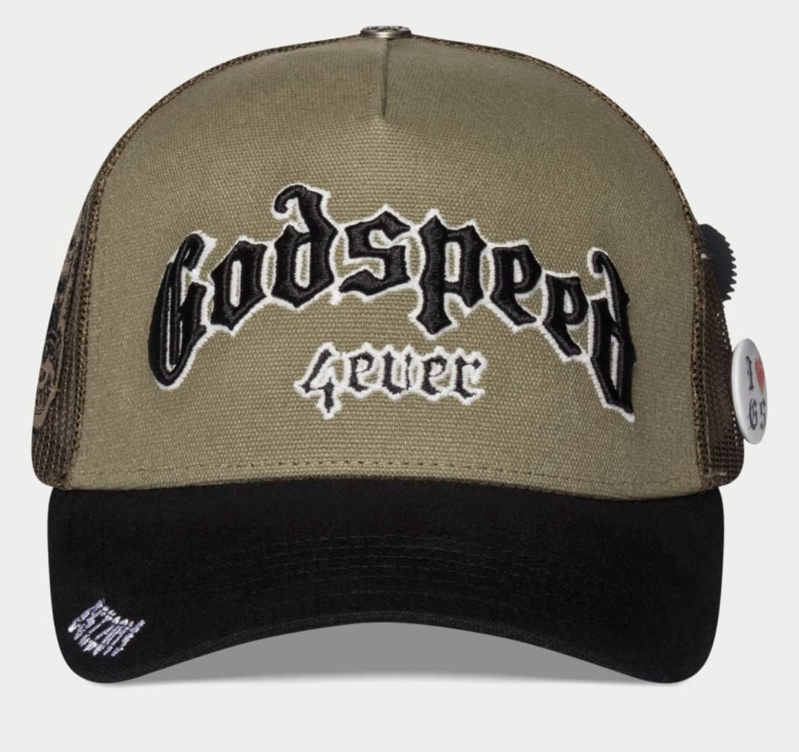 GODSPEED HAT OLIVE GS FOREVER TRUCKER