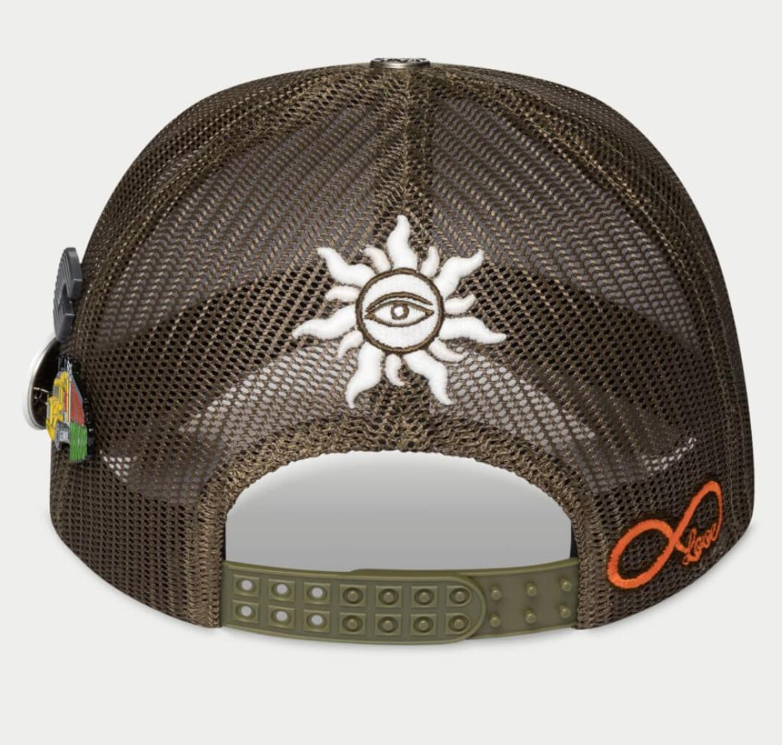 GODSPEED HAT OLIVE GS FOREVER TRUCKER