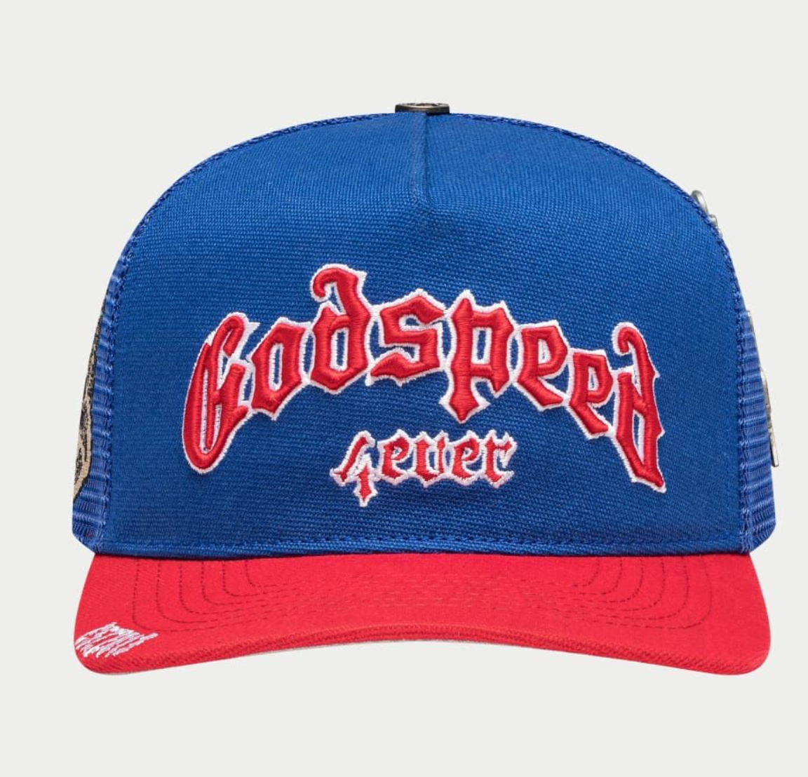 GODSPEED HAT BLUE RED GS FOREVER TRUCKER