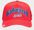 GODSPEED HAT RED BLUE WHITE GS FOREVER TRUCKER