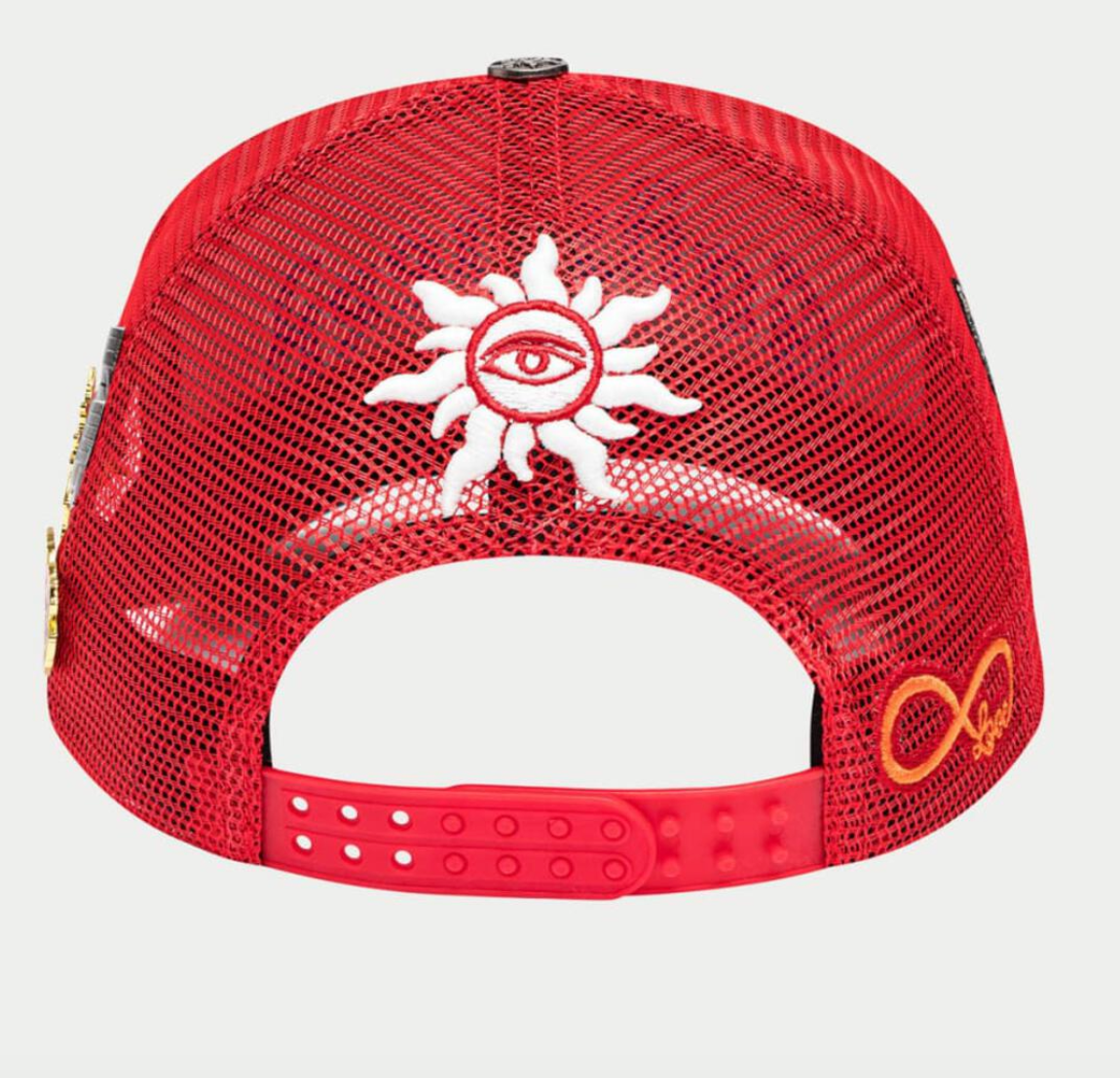 GODSPEED HAT RED BLUE WHITE GS FOREVER TRUCKER