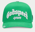 GODSPEED HAT SHAMROCK GREEN GS FOREVER TRUCKER
