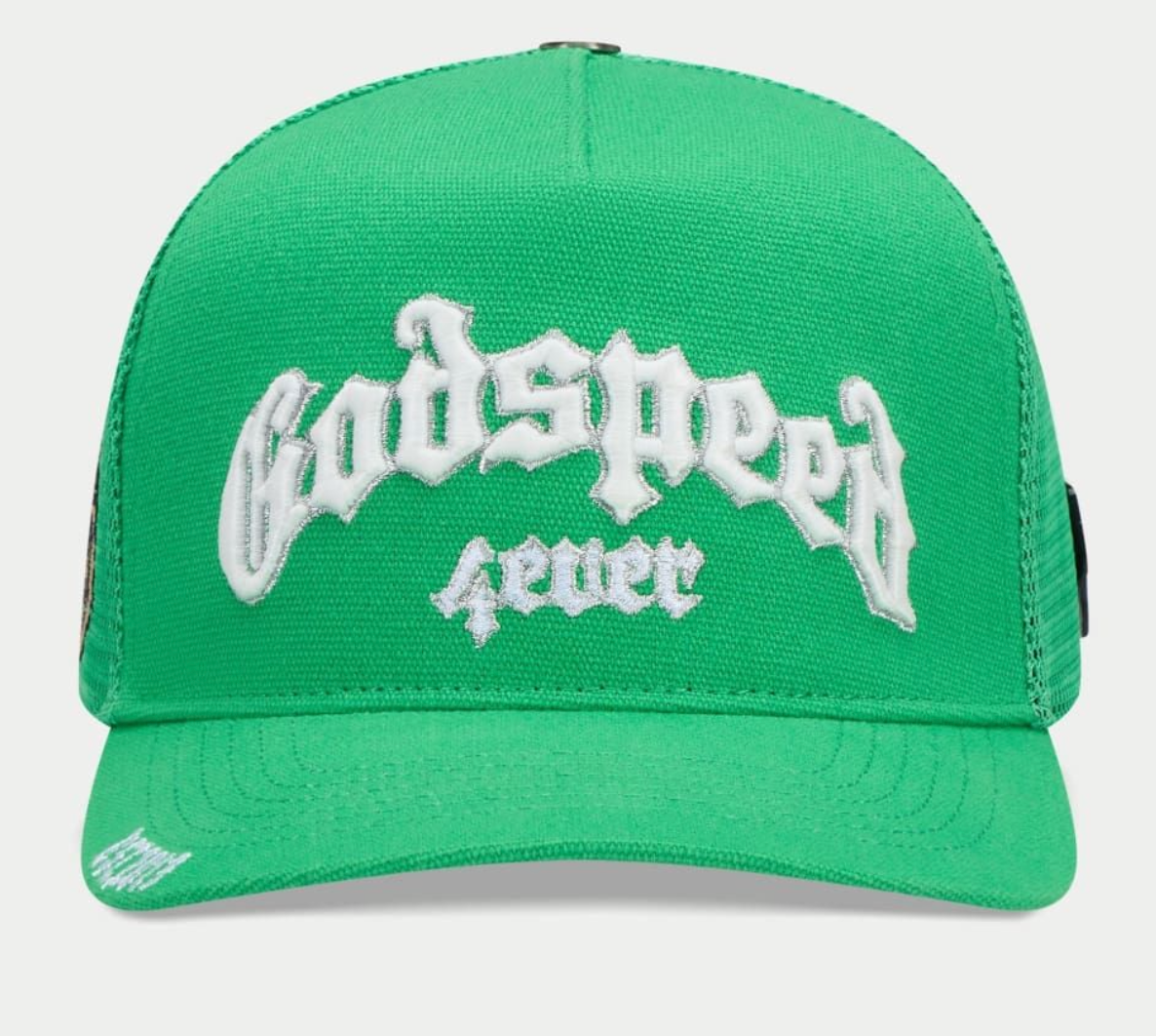 GODSPEED HAT SHAMROCK GREEN GS FOREVER TRUCKER