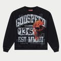 Godspeed Tee L/S Seeing Double Sweatshirt Black Wash