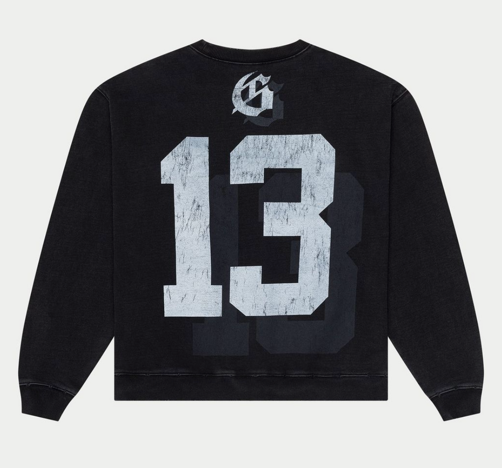 Godspeed Tee L/S Seeing Double Sweatshirt Black Wash